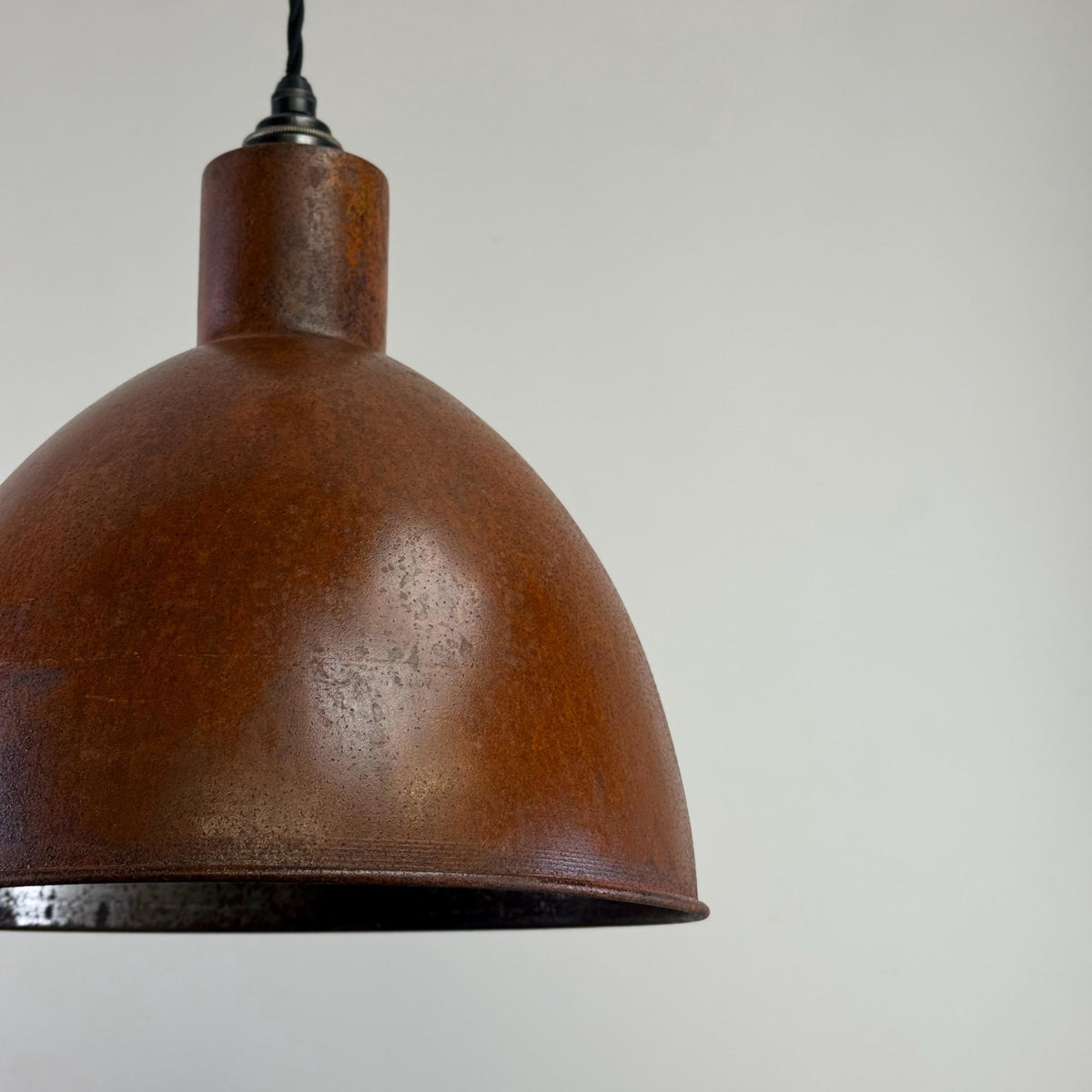 Brassvane rusted steel pendant light additional view 6