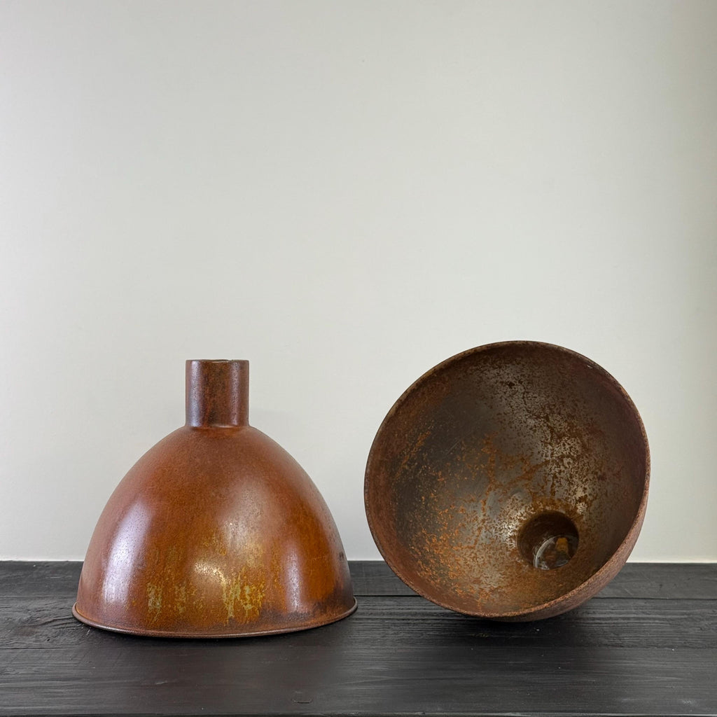 Brassvane rusted steel pendant light additional view 7