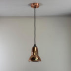 Brassvane handspun copper pendant light additional view 4
