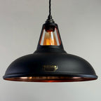 Brassvane matt black and copper pendant light additional view 10
