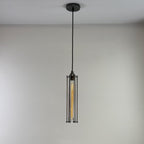 Brassvane steel cage pendant light additional view 3
