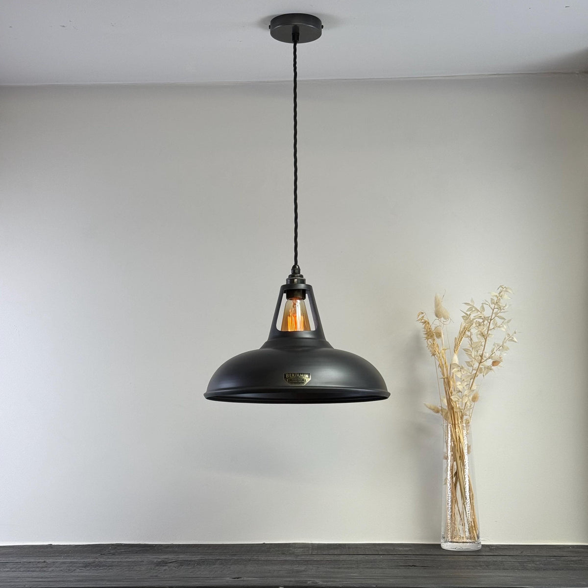 Brassvane pewter gray pendant light additional view 4