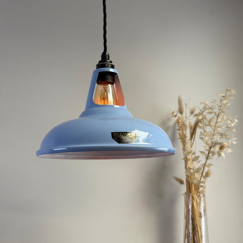 Brassvane blue pendant light additional view 2