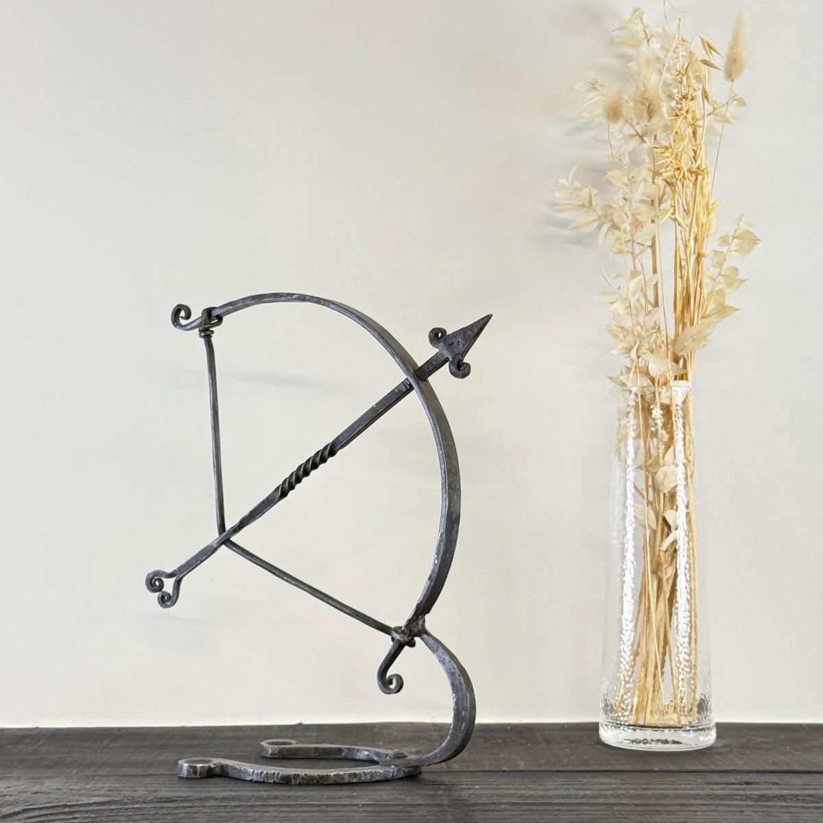 Brassvane wrought iron archer sculpture additional view 5