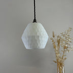 Brassvane opal prismatic glass pendant light additional view 3