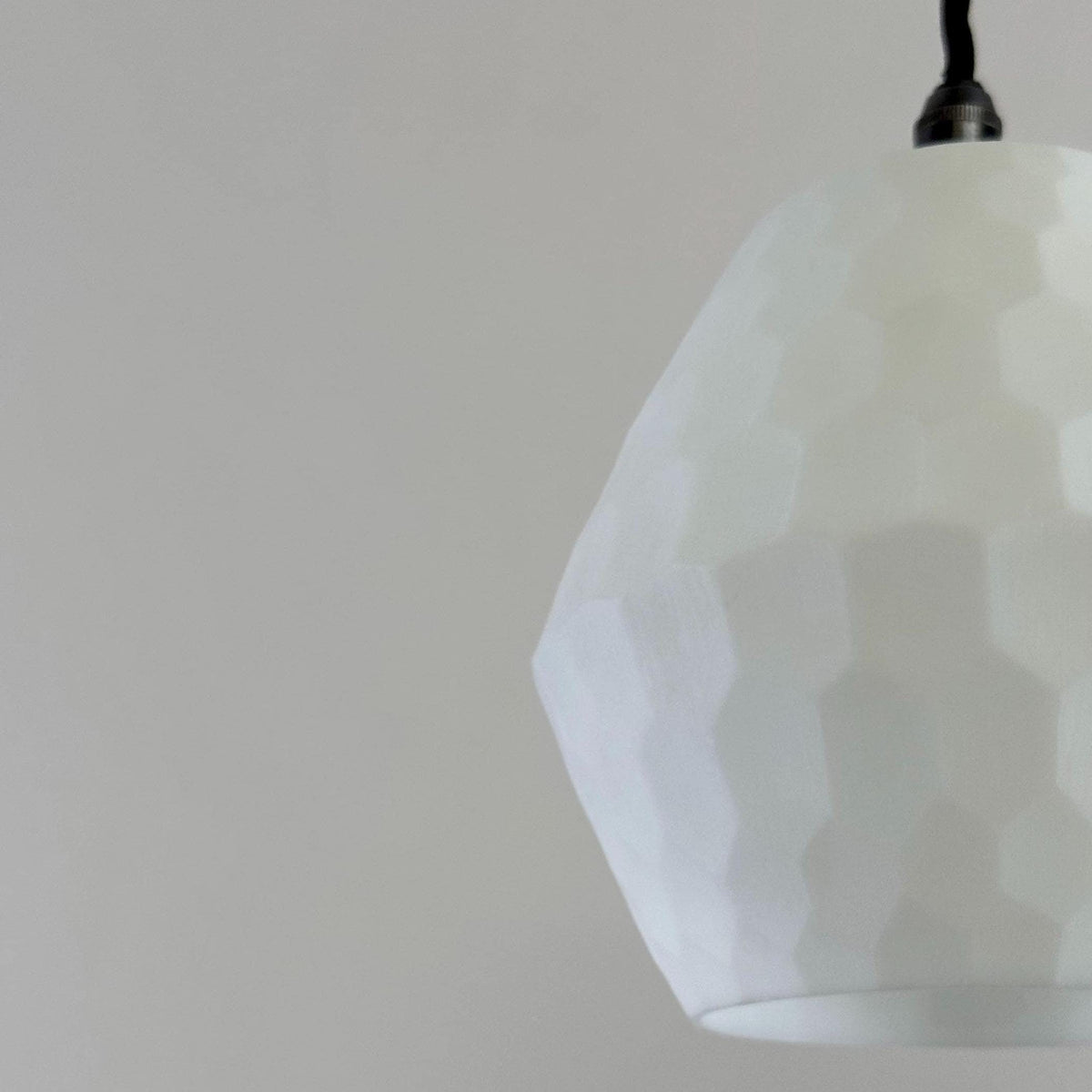 Brassvane opal prismatic glass pendant light additional view 6