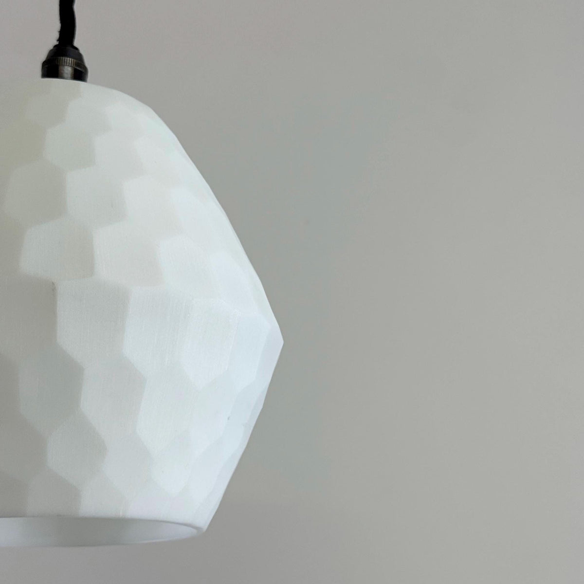 Brassvane opal prismatic glass pendant light additional view 7
