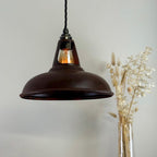 Brassvane rusted steel pendant light additional view 3