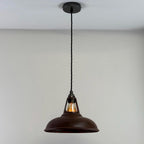 Brassvane rusted steel pendant light additional view 5