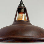 Brassvane rusted steel pendant light additional view 7