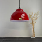 Brassvane red RLM pendant light additional view 2