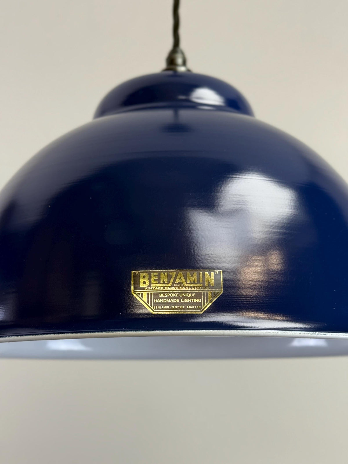 Brassvane royal blue RLM pendant light additional view 7