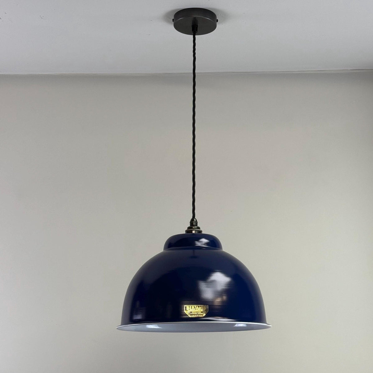 Brassvane royal blue RLM pendant light additional view 5