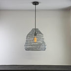 Brassvane beehive wire mesh pendant light additional view 3