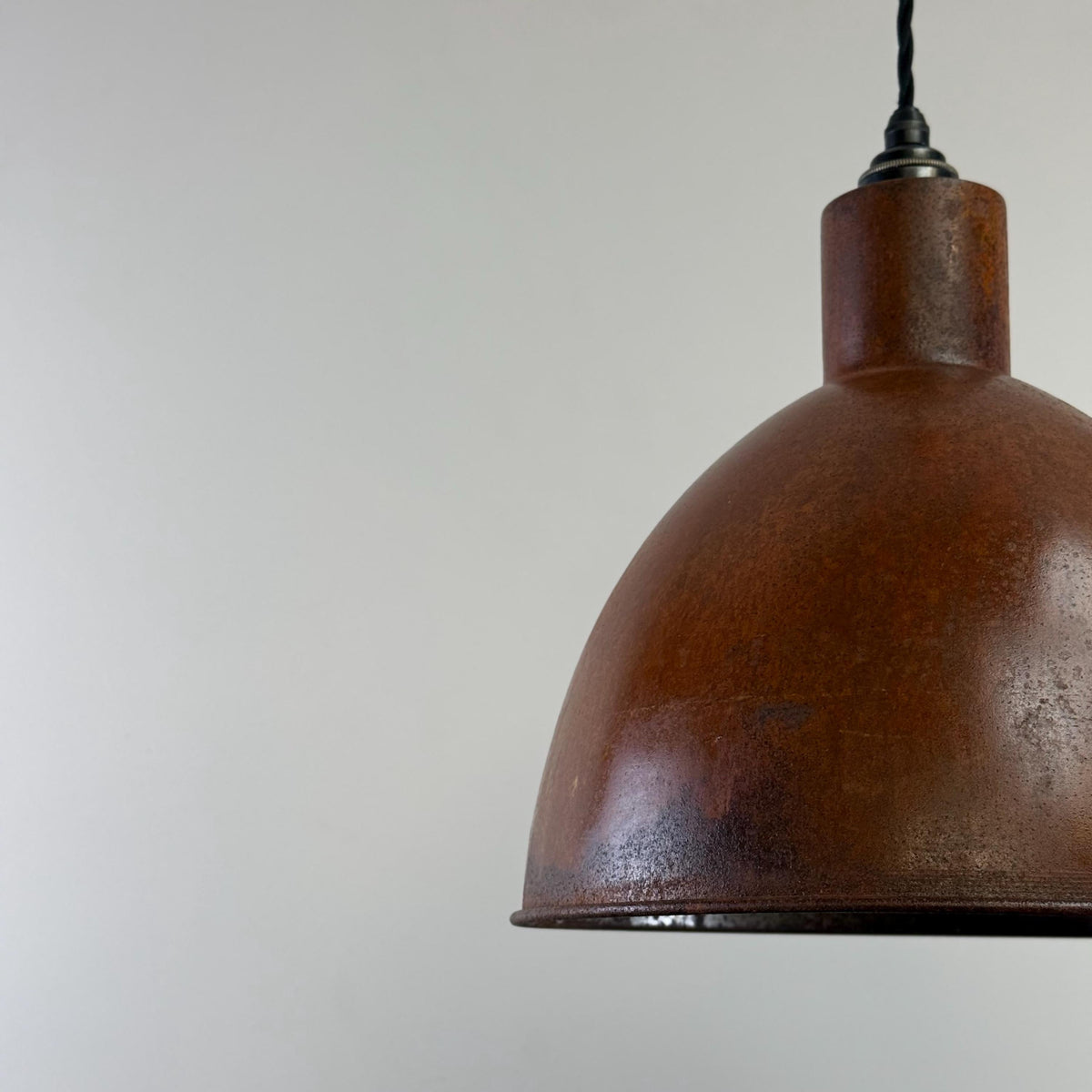 Brassvane rusted steel pendant light additional view 4