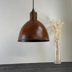 Brassvane rusted steel pendant light additional view 2
