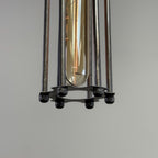 Brassvane steel cage pendant light additional view 7