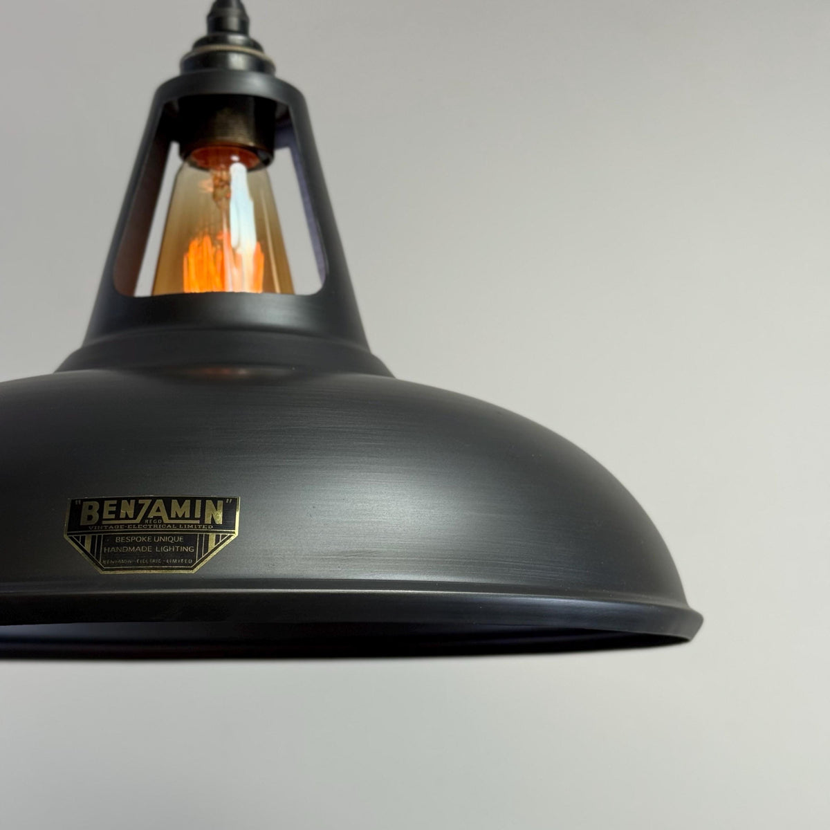 Brassvane pewter gray pendant light additional view 7