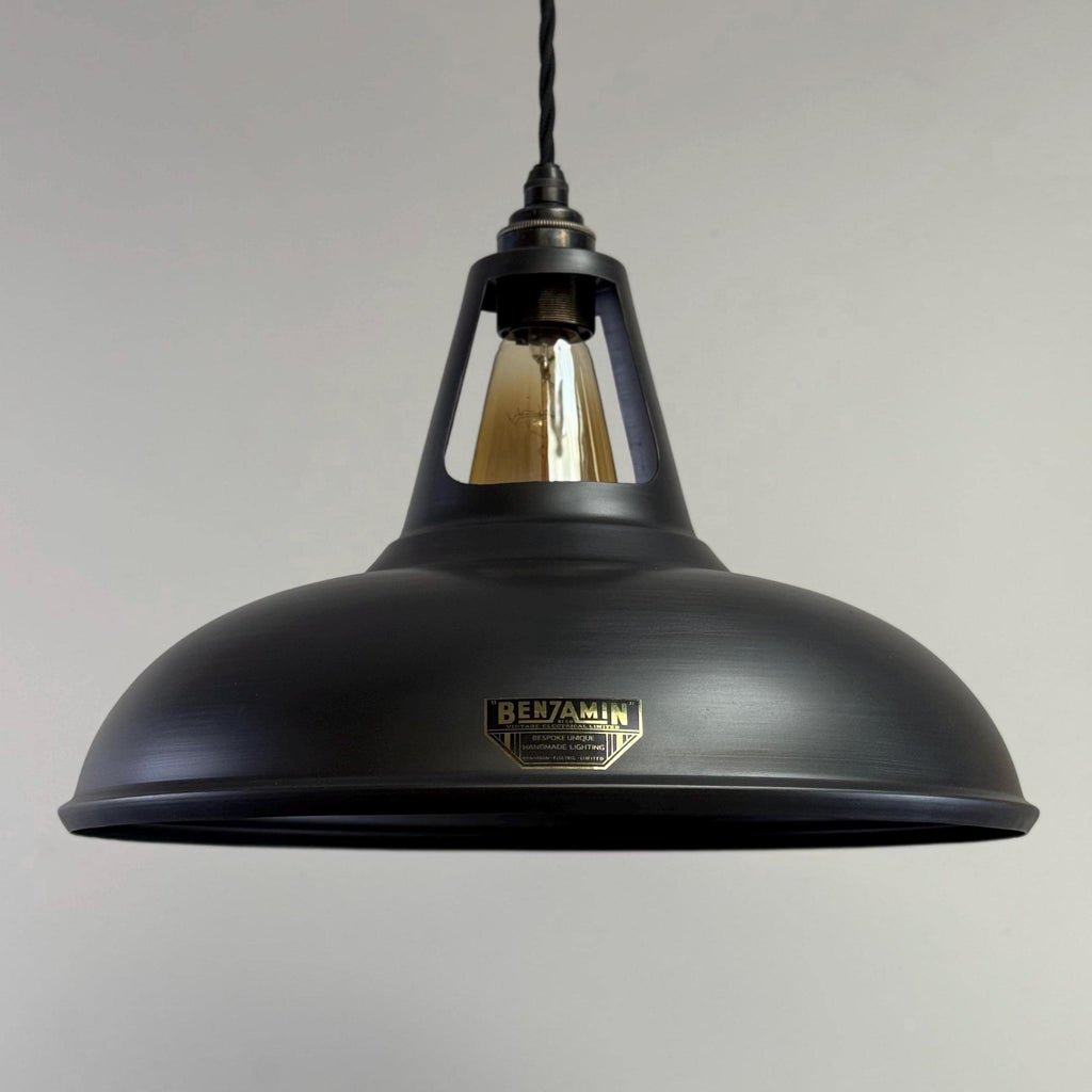 Brassvane pewter gray pendant light additional view 9