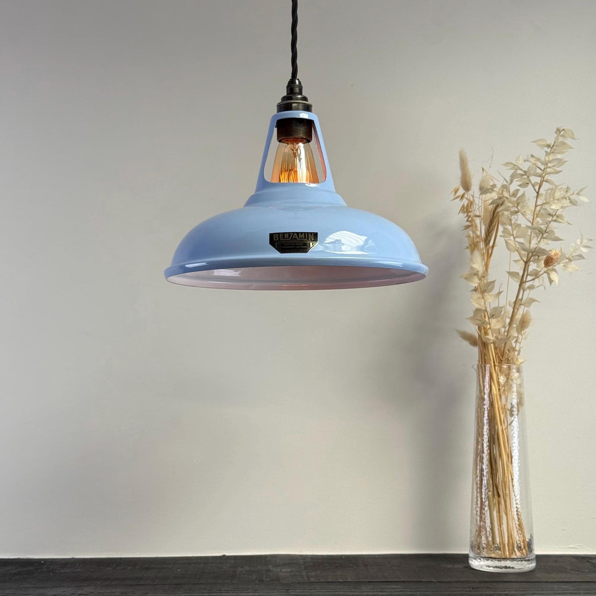 Brassvane blue pendant light additional view 3