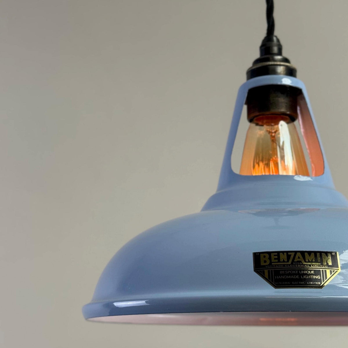 Brassvane blue pendant light additional view 7