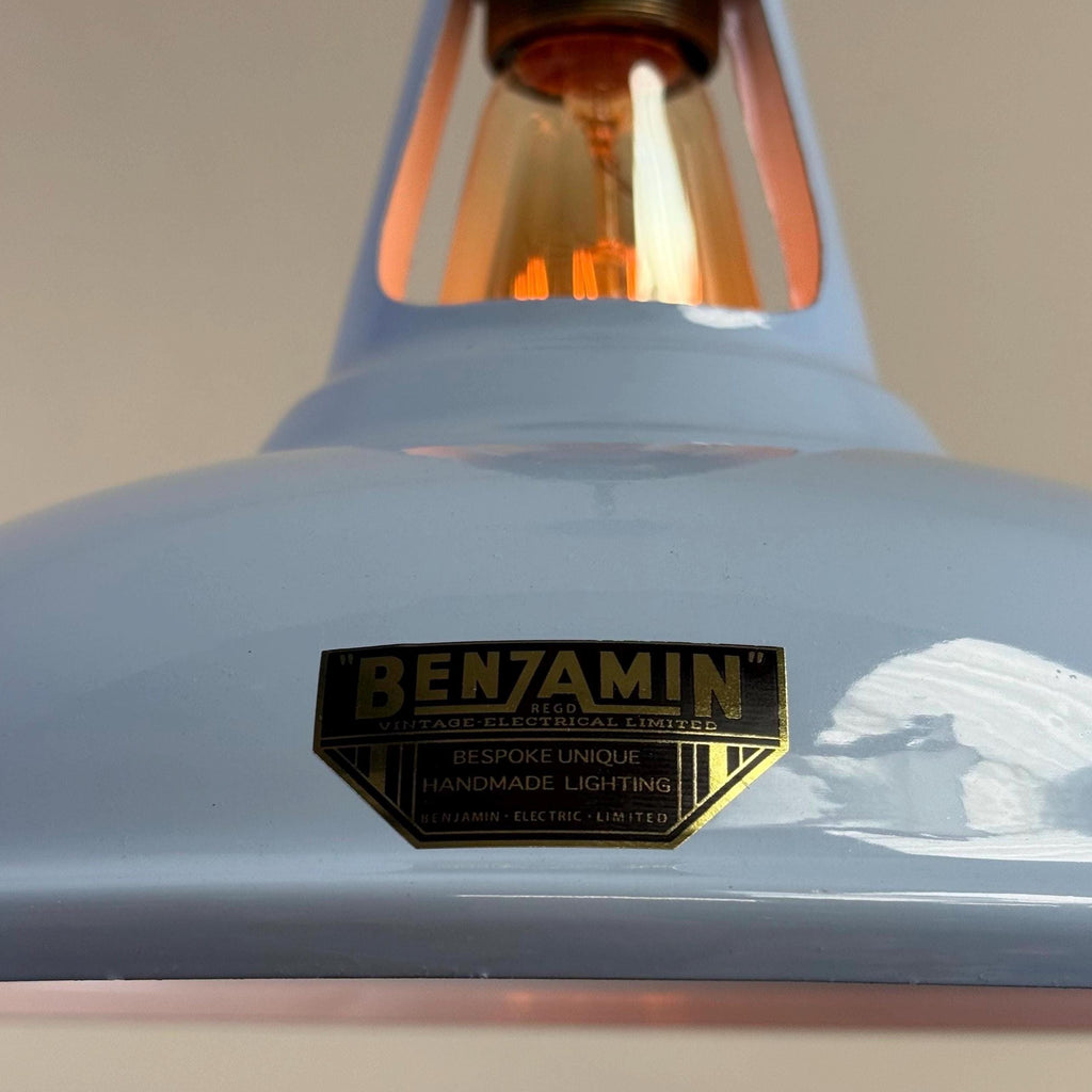Brassvane blue pendant light additional view 9