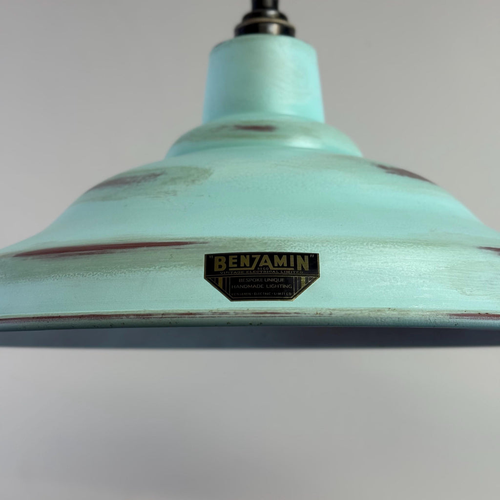 Brassvane copper verdigris pendant light additional view 7