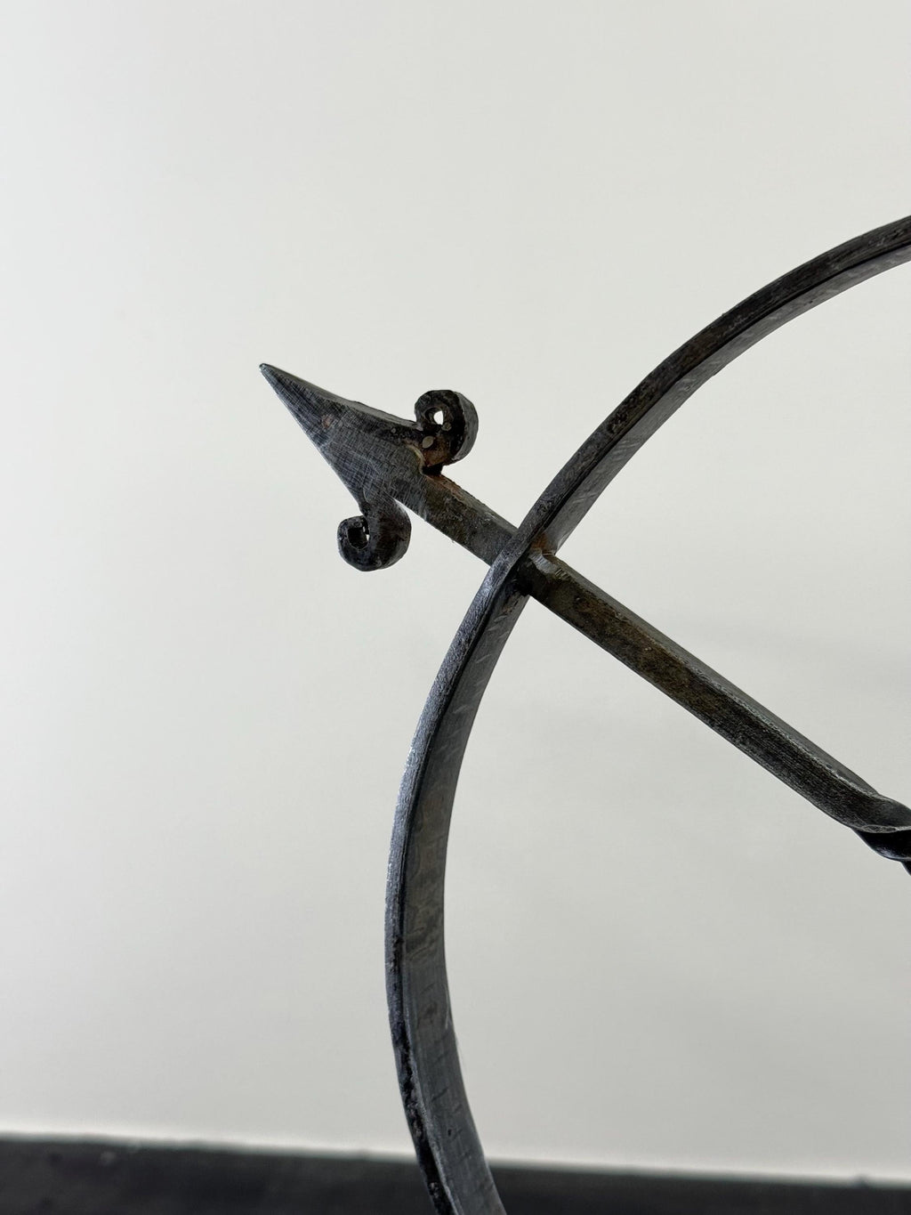 Brassvane wrought iron archer sculpture additional view 7