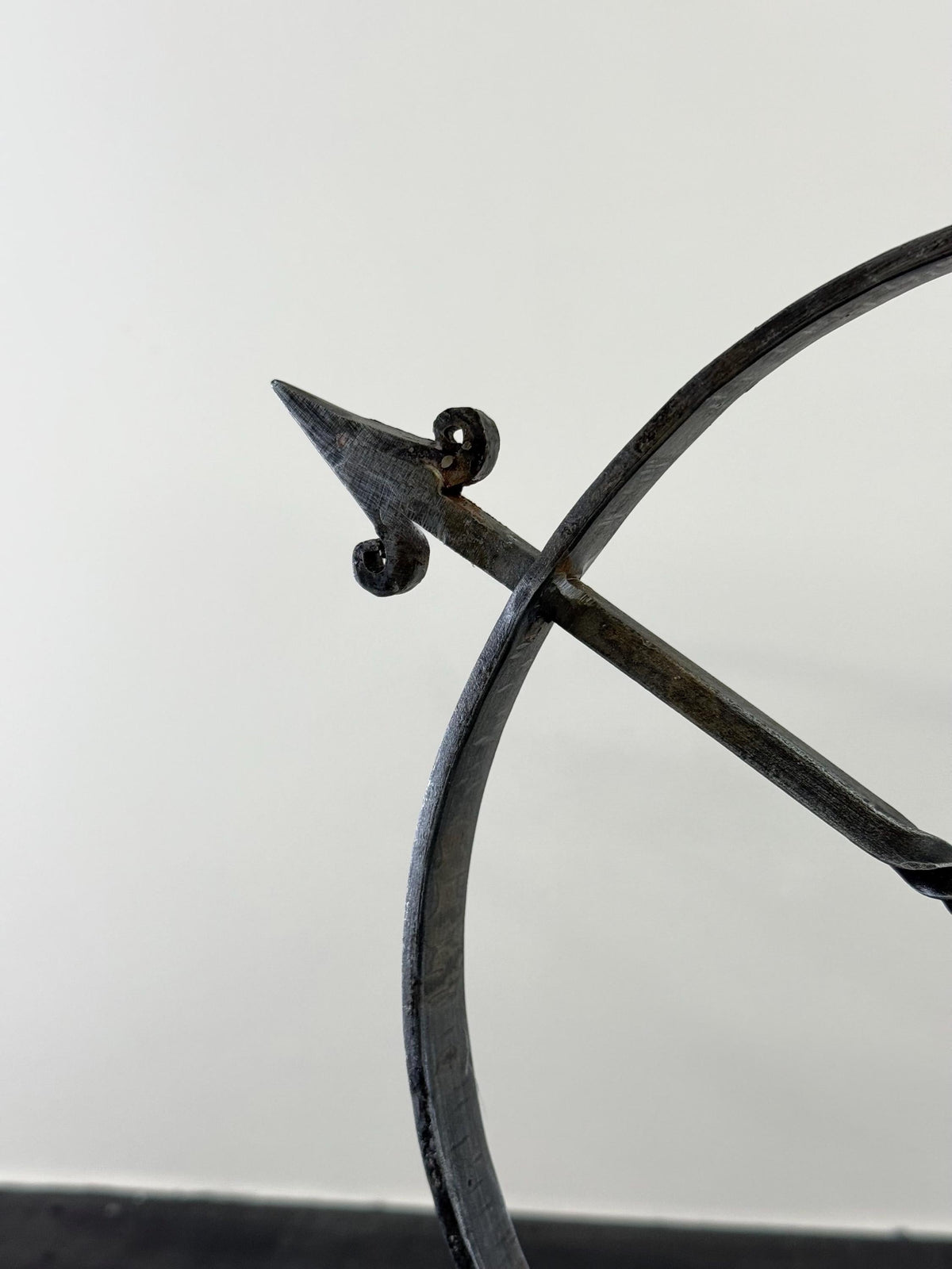 Brassvane wrought iron archer sculpture additional view 7