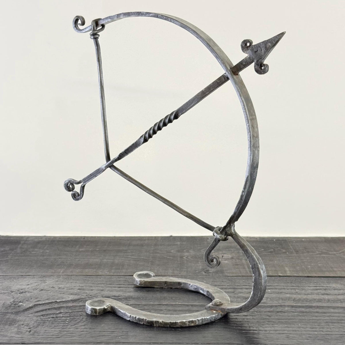 Brassvane wrought iron archer sculpture additional view 4