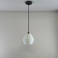 Brassvane opal prismatic glass pendant light additional view 5