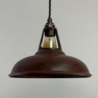 Brassvane rusted steel pendant light additional view 9