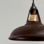 Brassvane rusted steel pendant light additional view 6