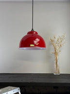 Brassvane red RLM pendant light additional view 3