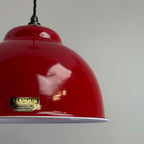 Brassvane red RLM pendant light additional view 9
