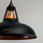 Brassvane matt black and copper pendant light additional view 8