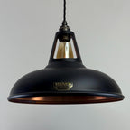 Brassvane matt black and copper pendant light additional view 9