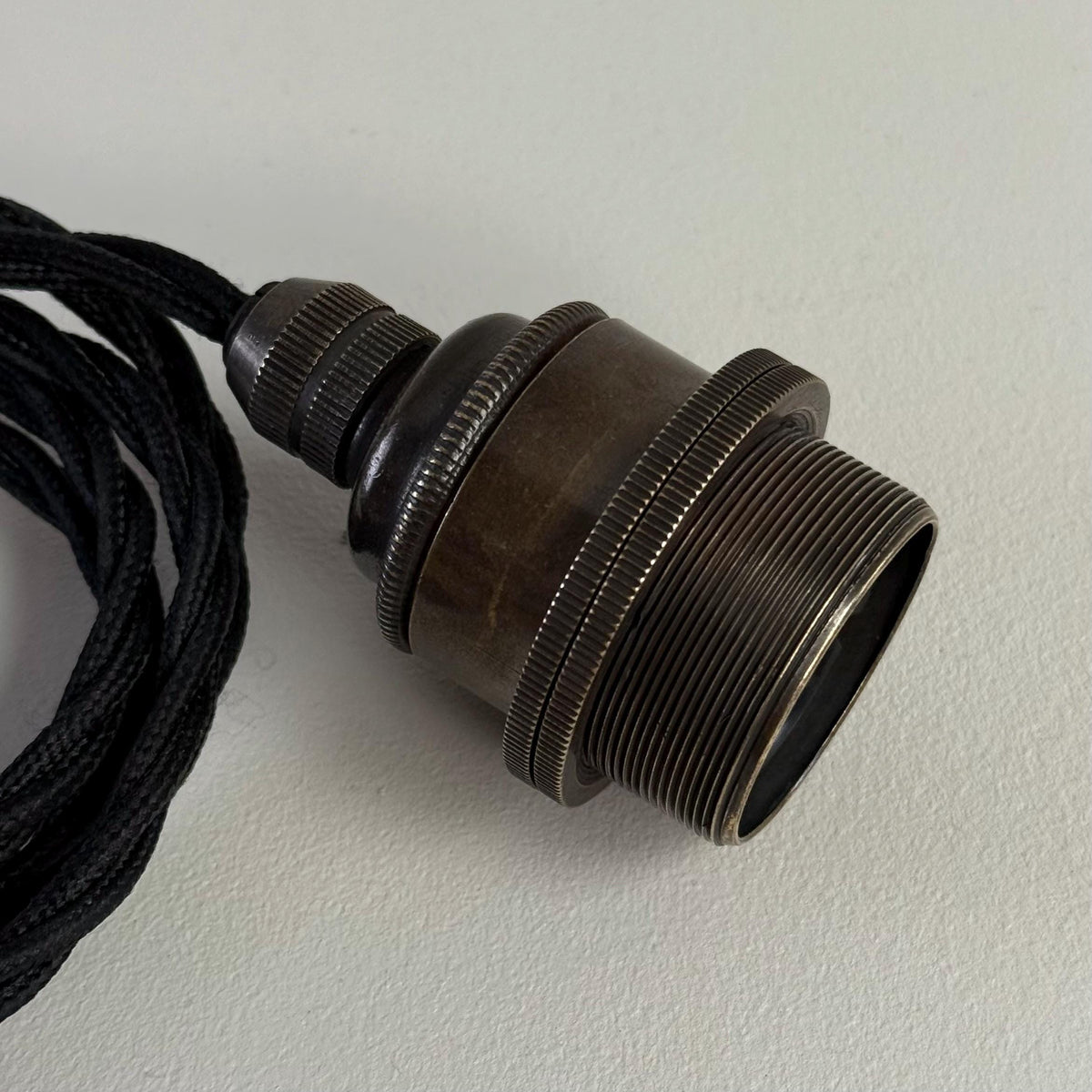 Brassvane pewter steel single drop pendant set additional view 2