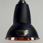 Brassvane matt black and copper pendant light additional view 8