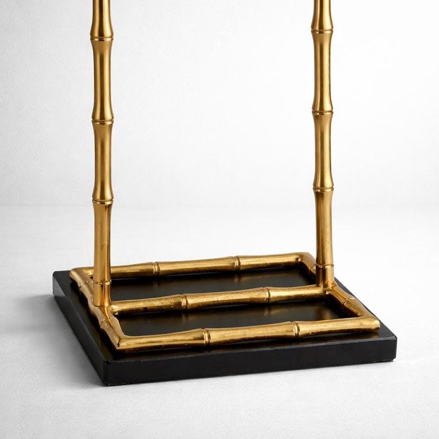 Brassvane brass valet suit stand additional view 8
