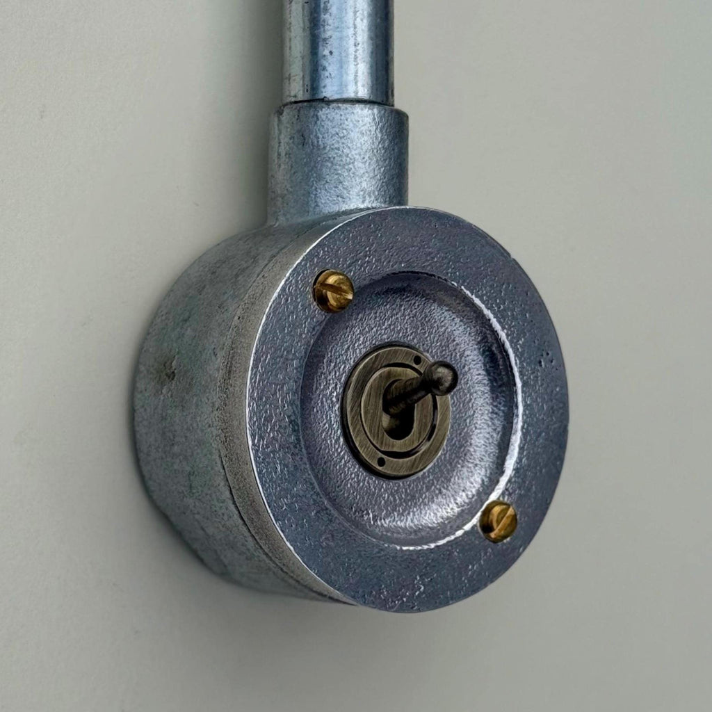 Brassvane metal conduit light switch additional view 4
