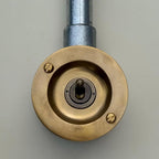 Brassvane raw brass conduit light switch additional view 5
