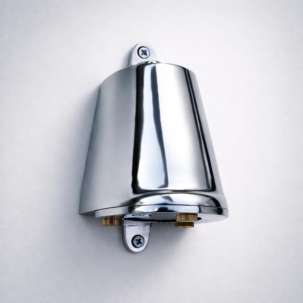 Brassvane polished aluminum outdoor wall light additional view 6
