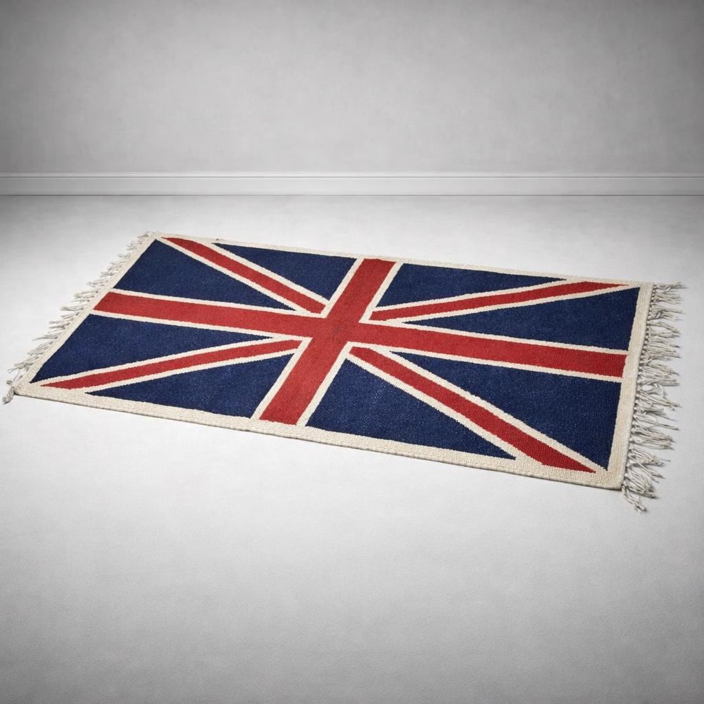 Brassvane union jack jute runner rug additional view 3