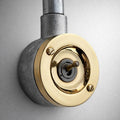 Brassvane solid brass conduit light switch overall view