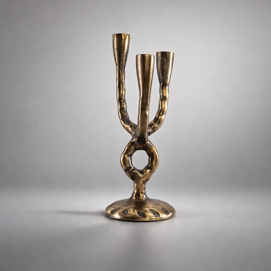 Brassvane antique brass candelabra additional view 3