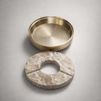 Brassvane marble cigar ashtray additional view 14