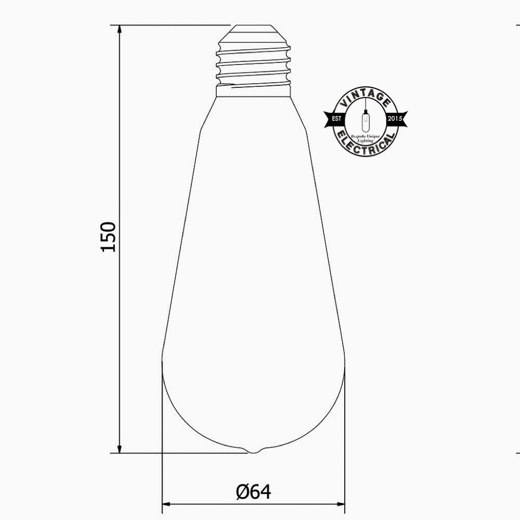 Brassvane edison filament bulb additional view 5